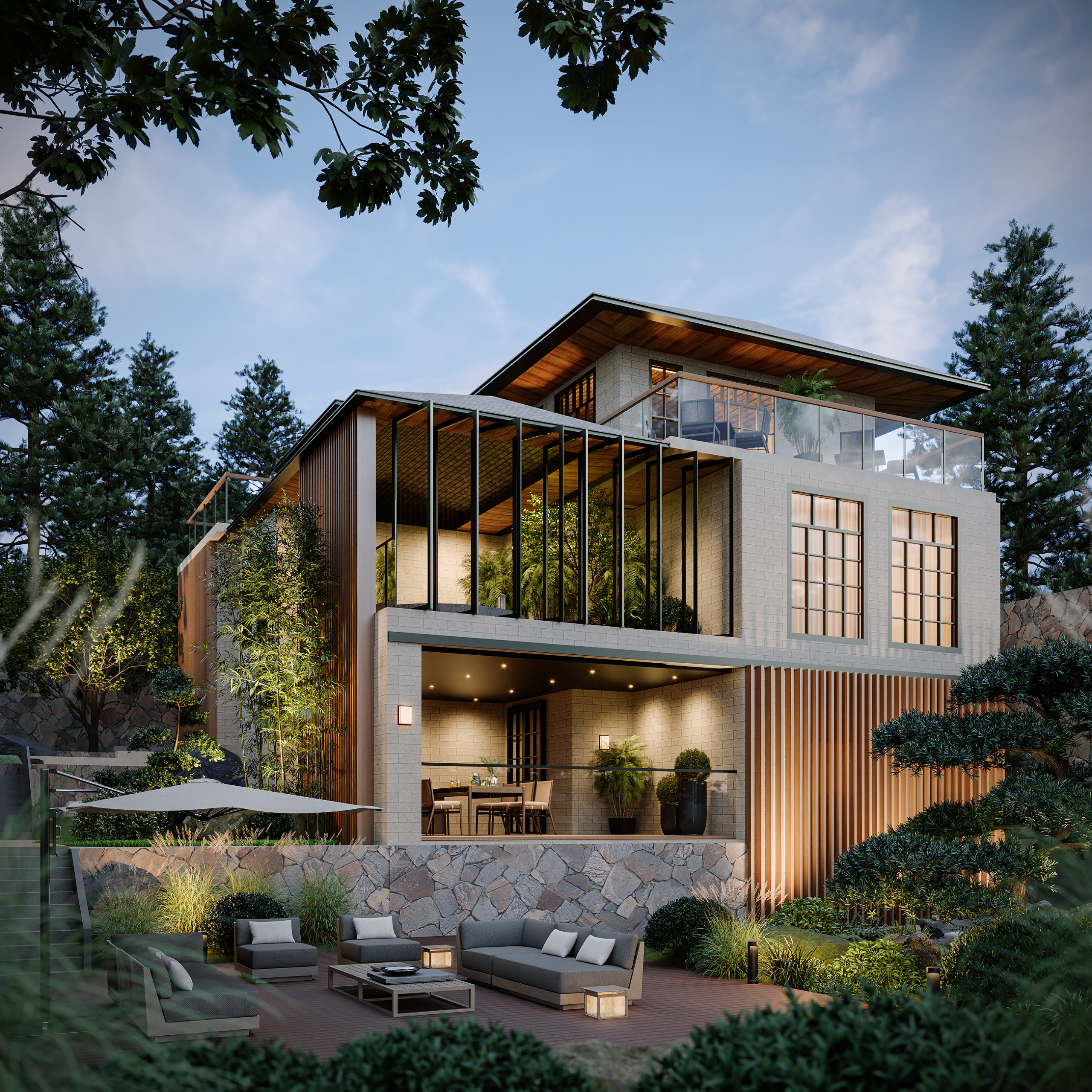 海涵庄园-海景别墅-400平